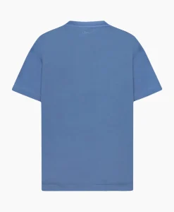 T-Shirts^Flâneur Flaneur T-Shirt Korte Mouw Floral Watercolor Blauw