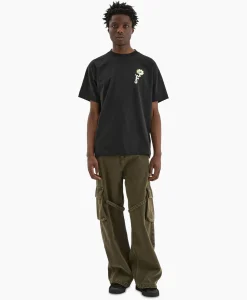 T-Shirts^Flâneur Flaneur T-Shirt Korte Mouw Tortuous Zwart