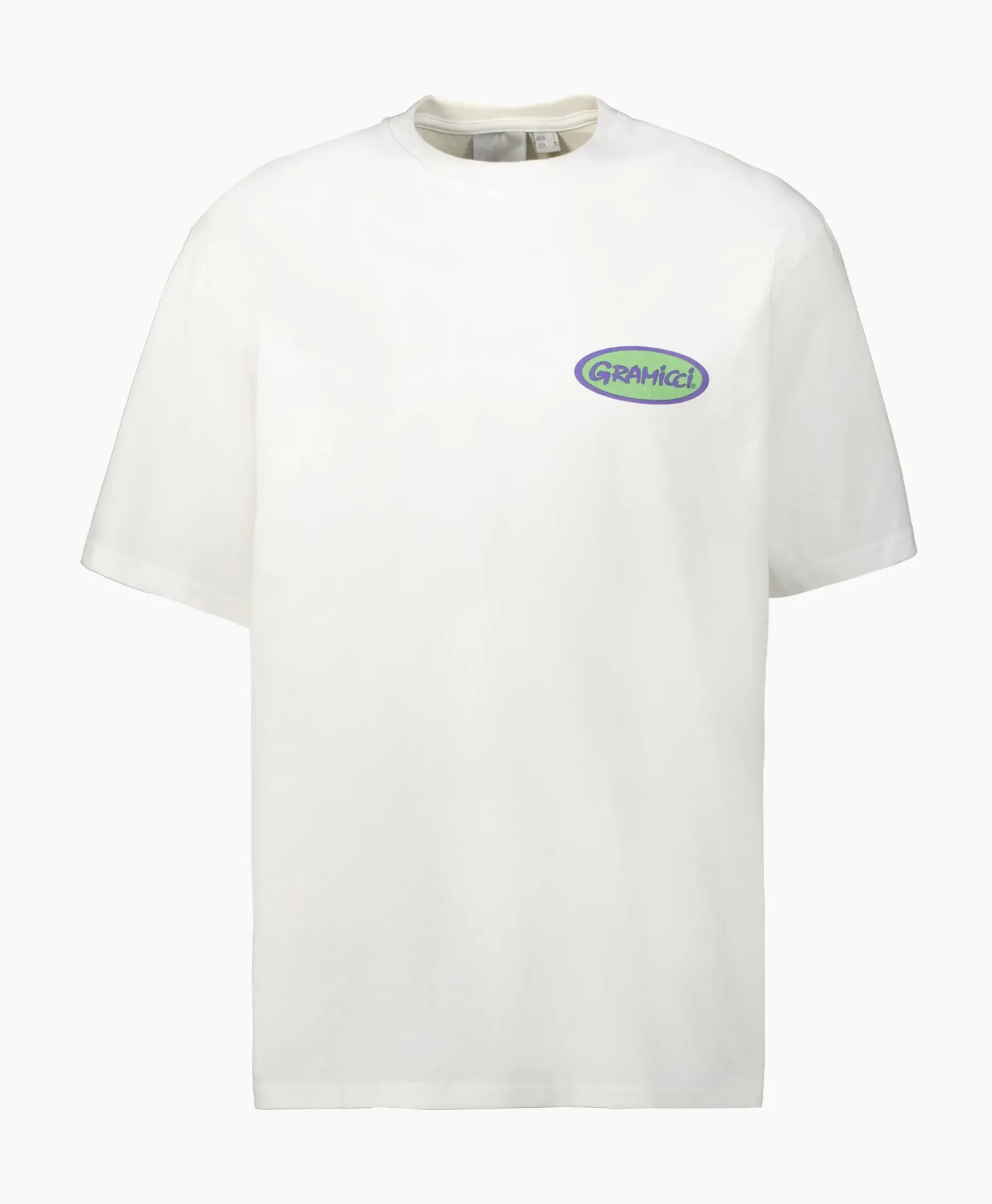T-Shirts^Gramicci T-Shirt Korte Mouw Grammici Oval Wit