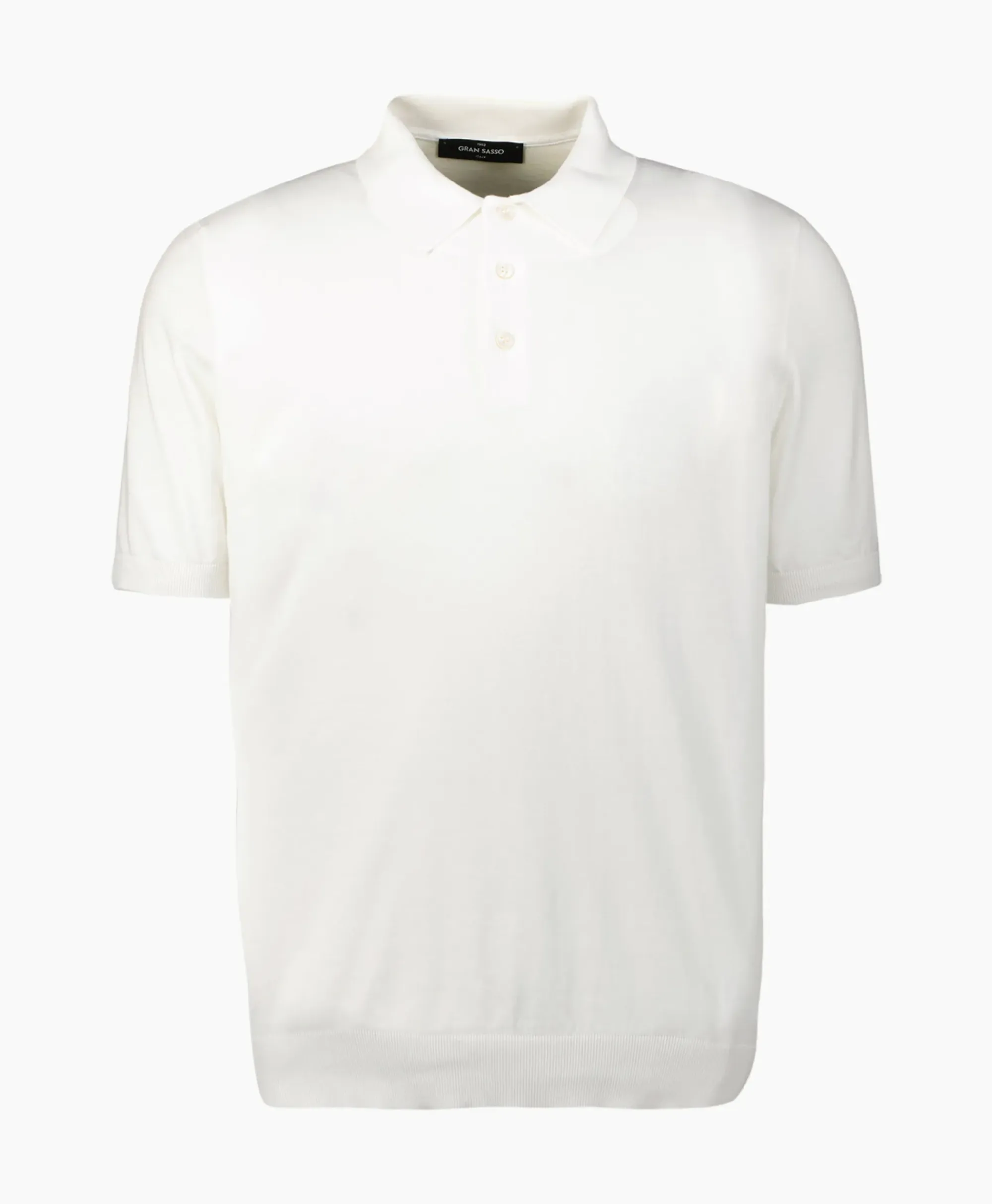 Polo's^Gran Sasso Polo 43110/29401 Wit