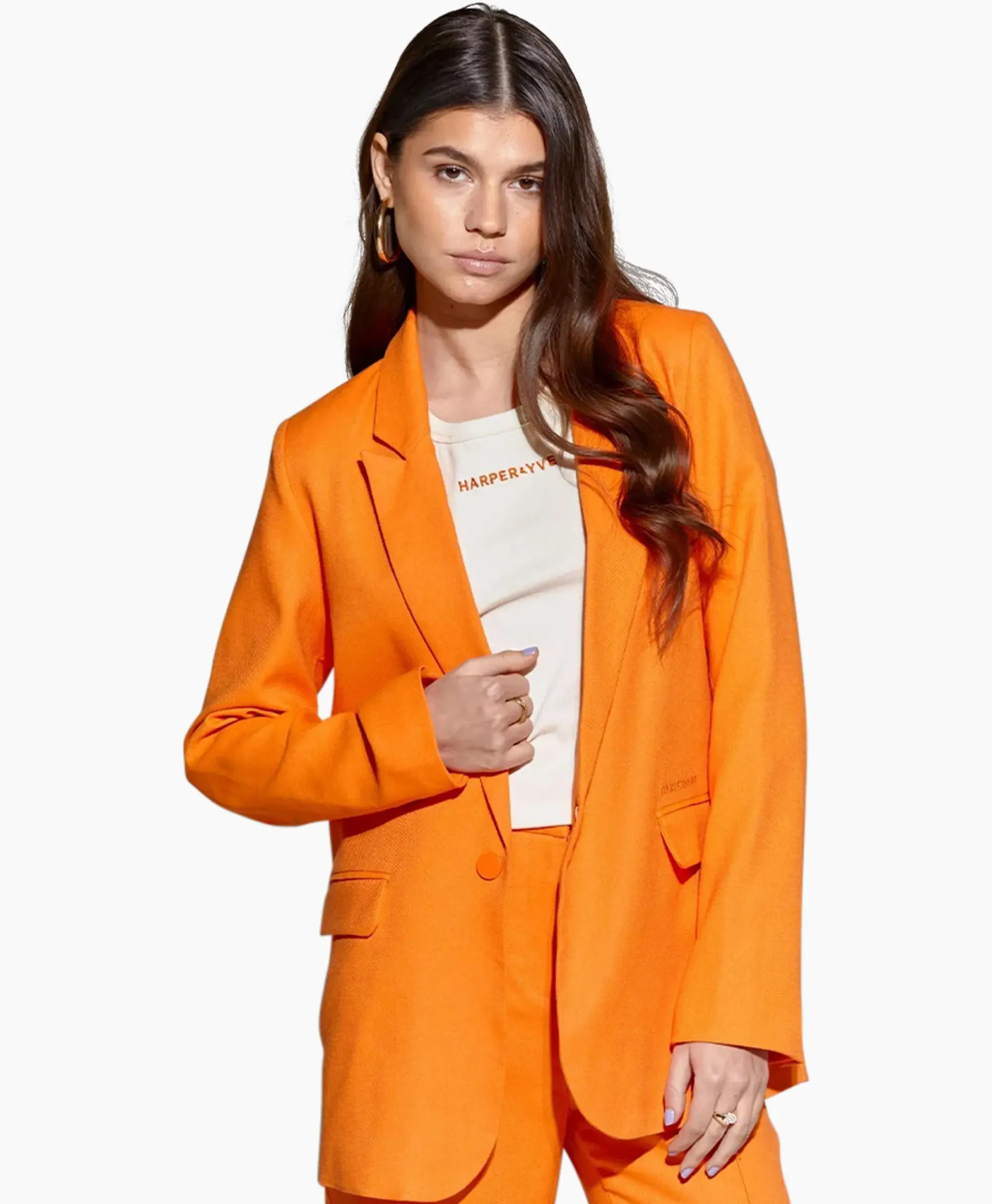 Blazers^Harper & Yve Harper & Yve Blazer Yagger-Bl Oranje