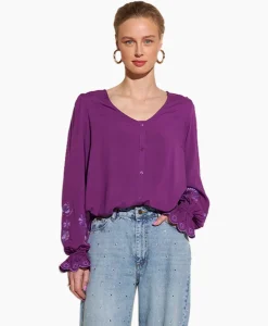 Blouses^Harper & Yve Harper & Yve Blouse Jamy-Ls Paars