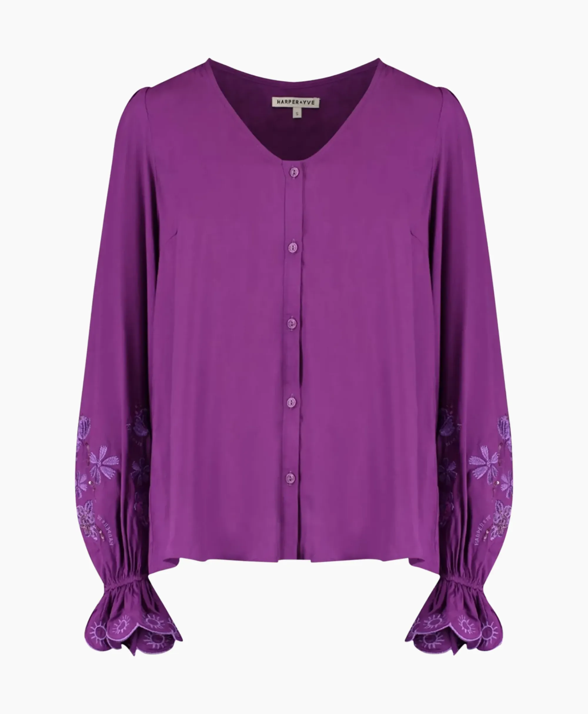 Blouses^Harper & Yve Harper & Yve Blouse Jamy-Ls Paars