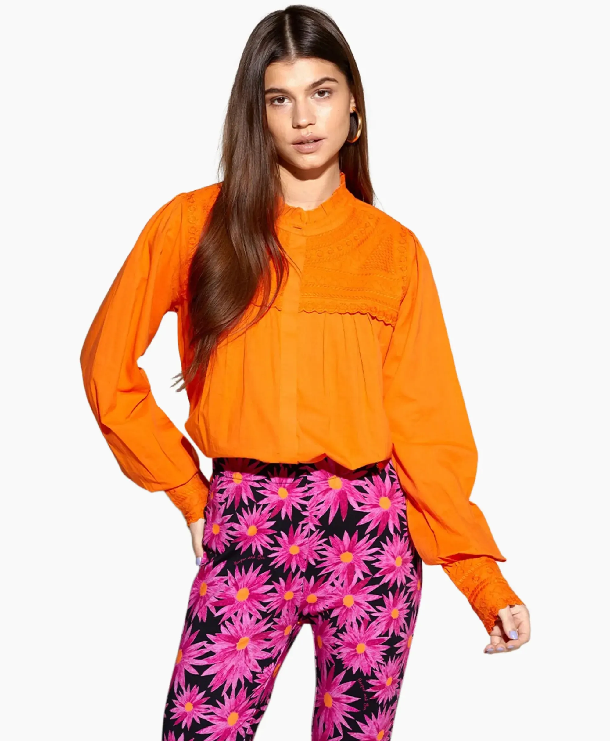 Blouses^Harper & Yve Harper & Yve Blouse Yasmin-Ls Oranje
