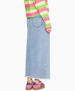 Rokken^Harper & Yve Harper & Yve Midi Rok Yve-Sk Licht Blauw