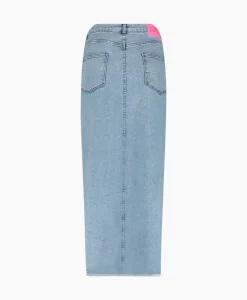 Rokken^Harper & Yve Harper & Yve Midi Rok Yve-Sk Licht Blauw