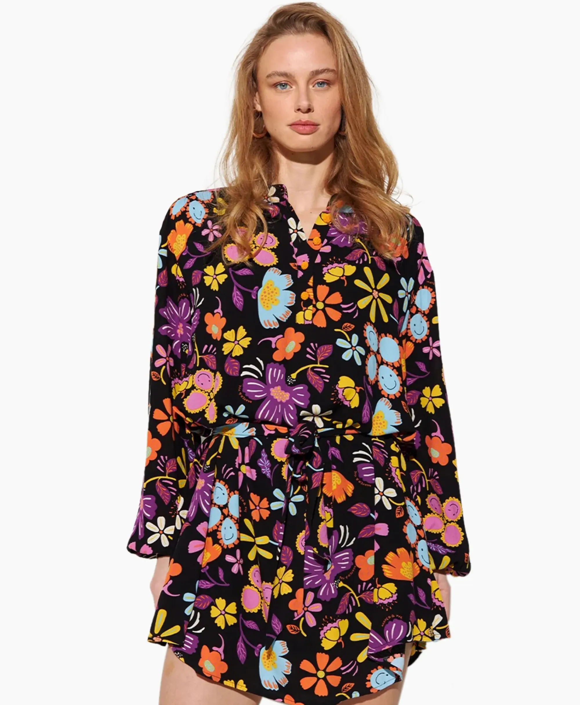Jurken^Harper & Yve Harper & Yve Mini Jurk Liz-Dr Zwart