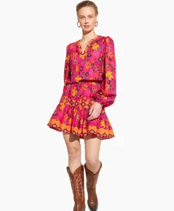 Jurken^Harper & Yve Harper & Yve Mini Jurk Max-Dr Roze