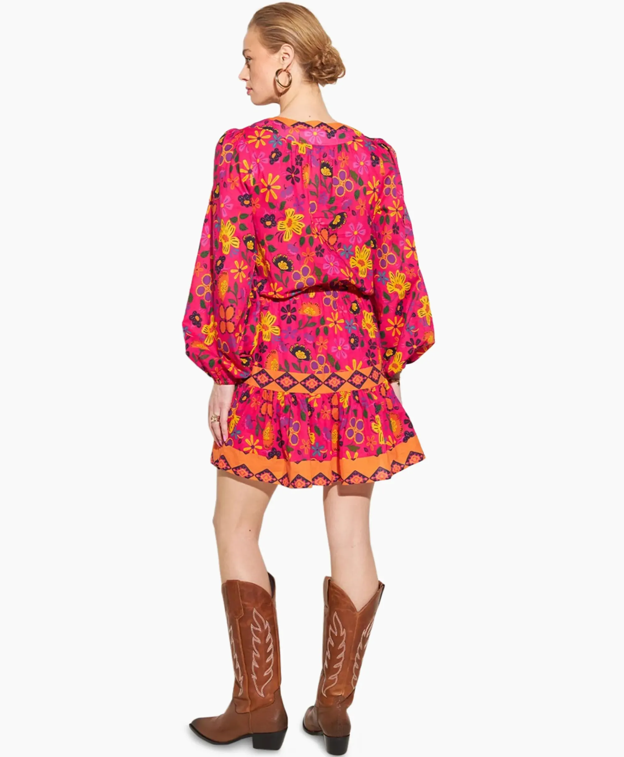 Jurken^Harper & Yve Harper & Yve Mini Jurk Max-Dr Roze