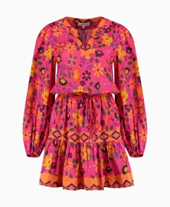 Jurken^Harper & Yve Harper & Yve Mini Jurk Max-Dr Roze