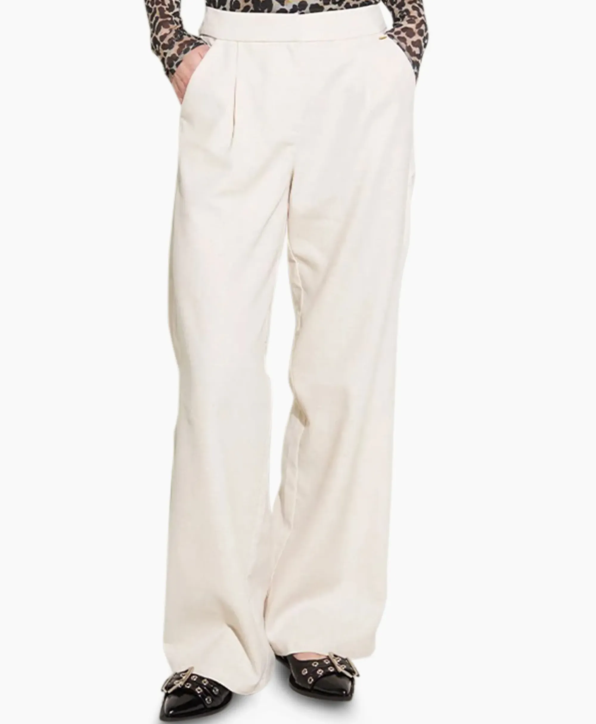 Broeken^Harper & Yve Harper & Yve Pantalon Frederique-Pa Zand