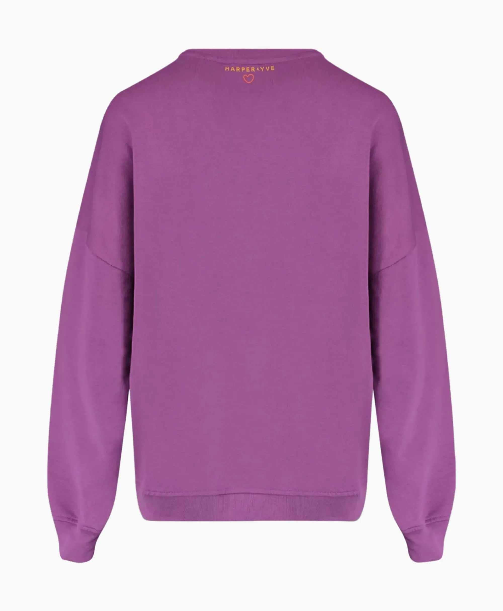 Truien^Harper & Yve Harper & Yve Pullover Logo-Sw Paars