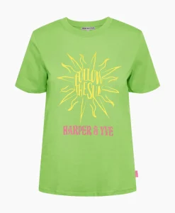 T-Shirts & Tops^Harper & Yve Harper & Yve T-Shirt Korte Mouw Followthesun-Ss Groen