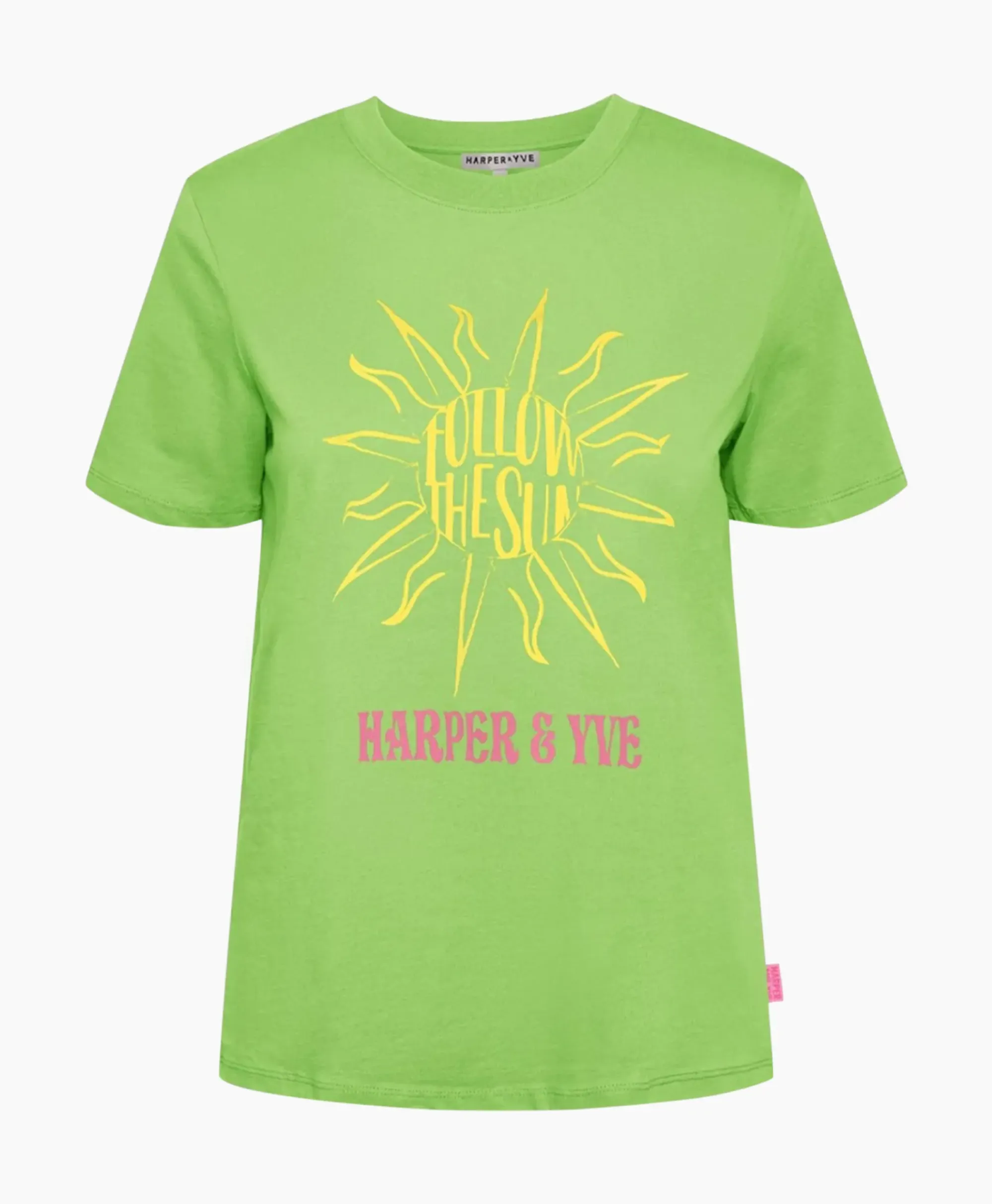 T-Shirts & Tops^Harper & Yve Harper & Yve T-Shirt Korte Mouw Followthesun-Ss Groen