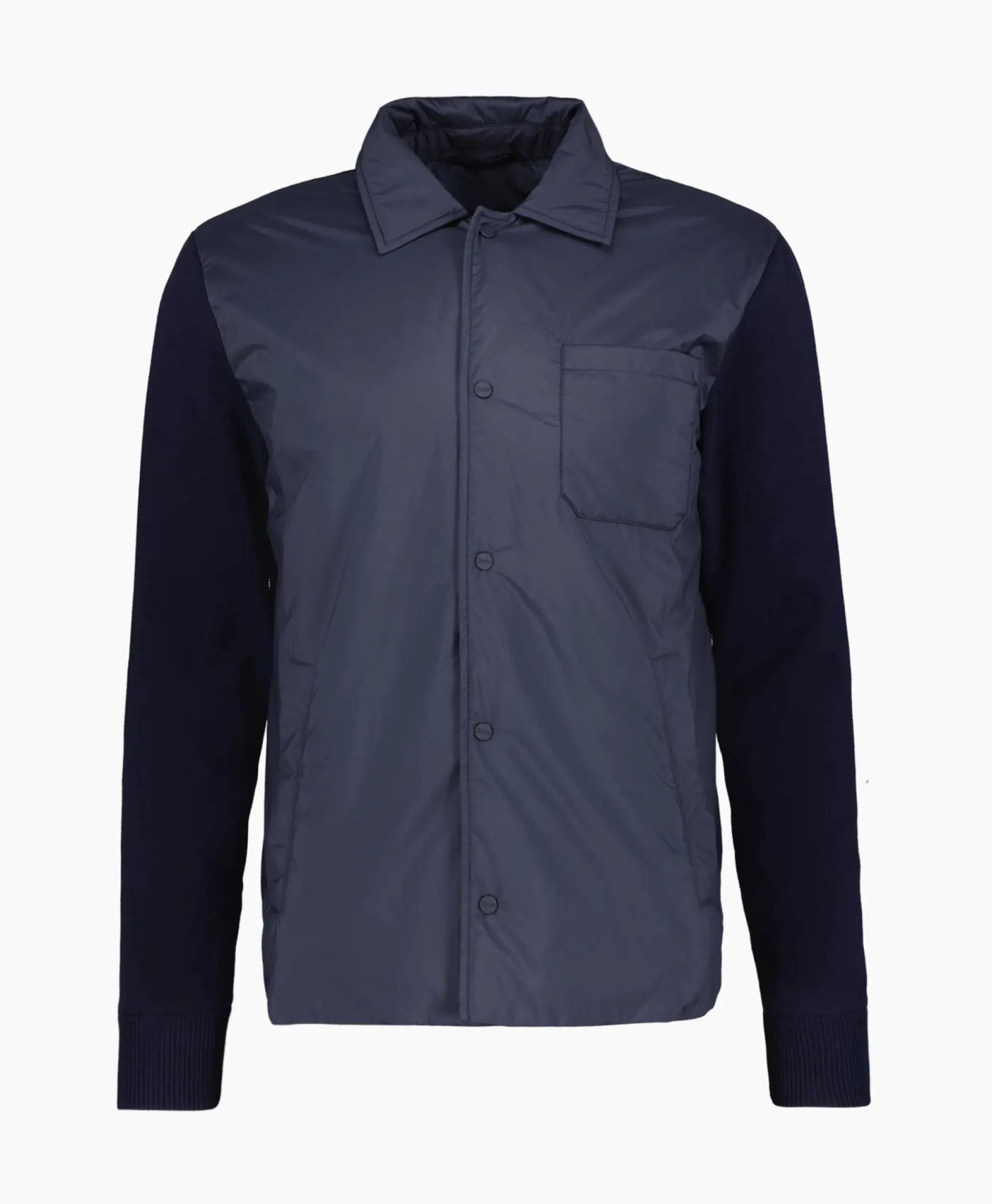 Jassen^Herno Jack Camicia In Nuage Imbottito E Mag Donker Blauw