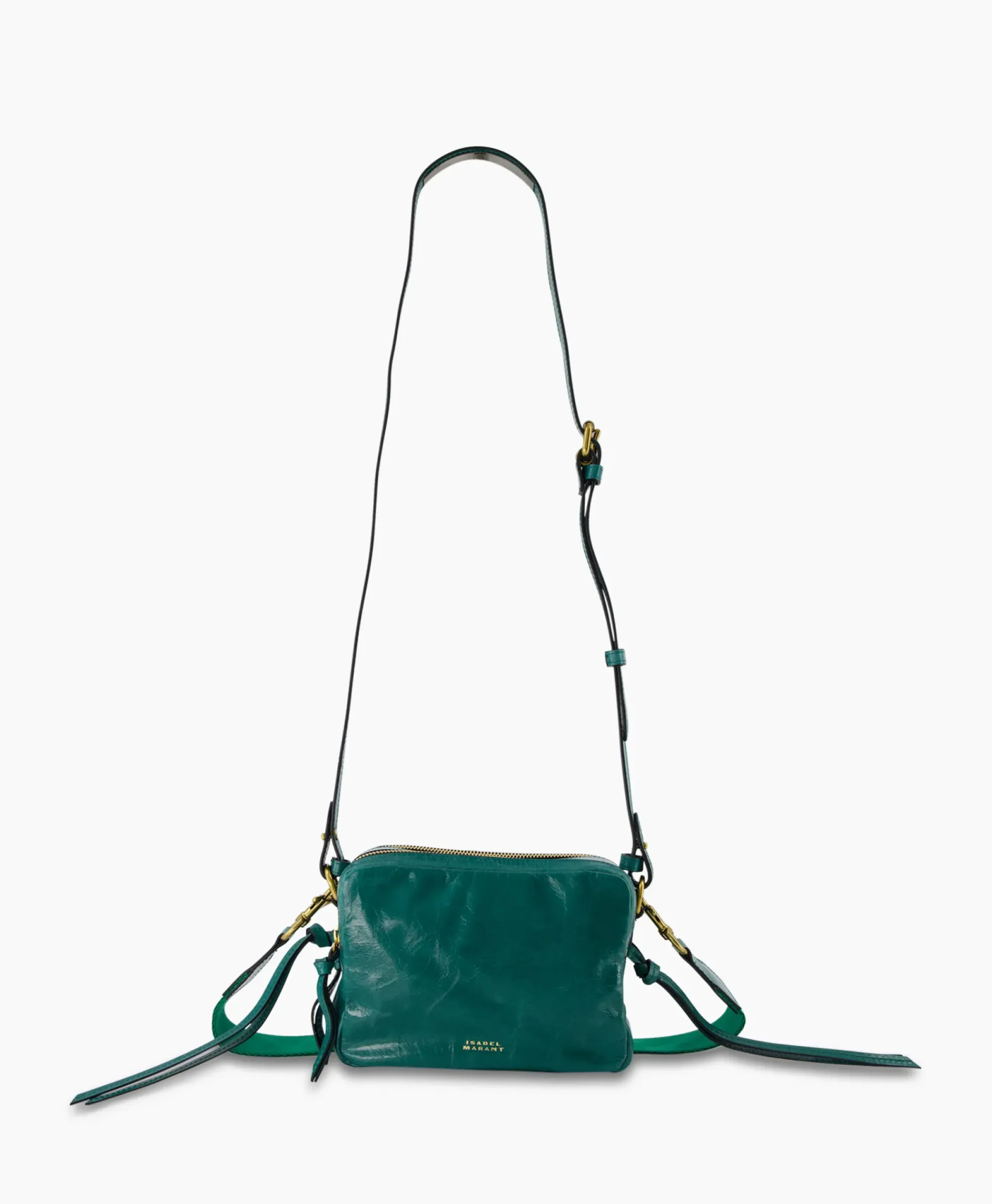 Tassen^Isabel Marant Crossbody Tas Wardy Camera-Gb Groen