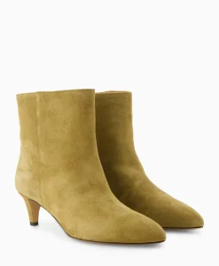 Laarzen^Isabel Marant Enkellaars Daxi-Ga Taupe