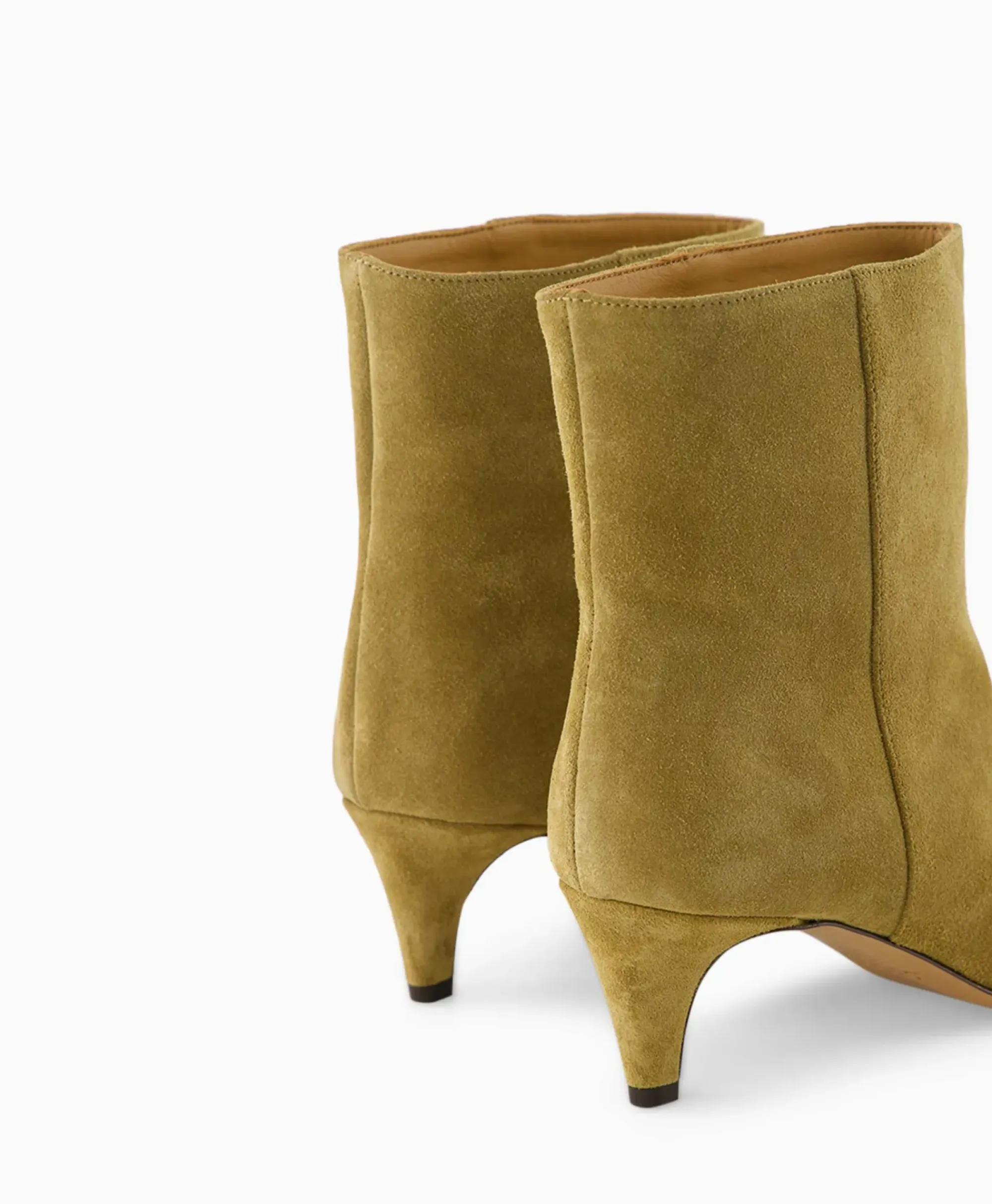 Laarzen^Isabel Marant Enkellaars Daxi-Ga Taupe