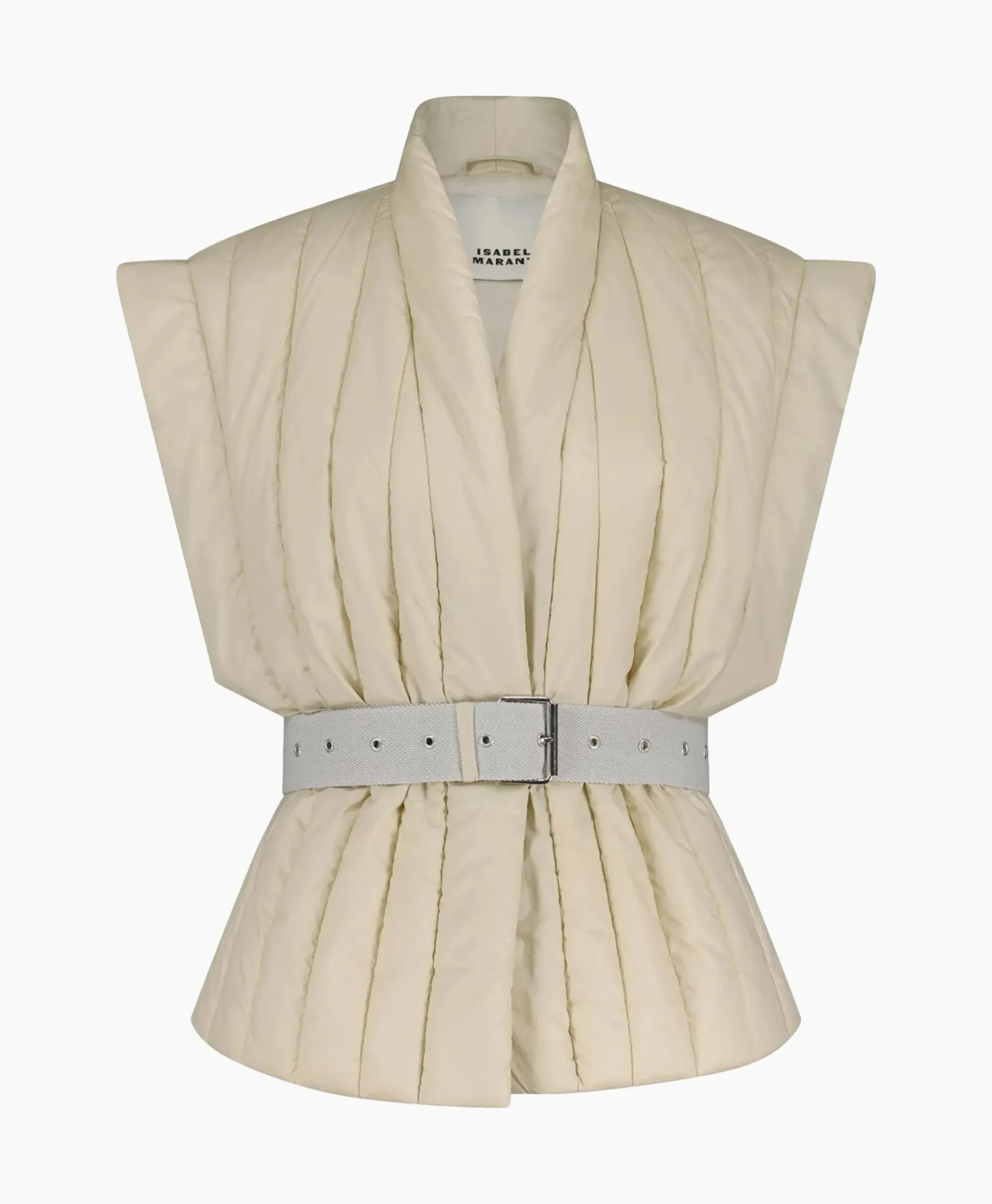 Gilets^Isabel Marant Gilet Ajali-Ga Ecru