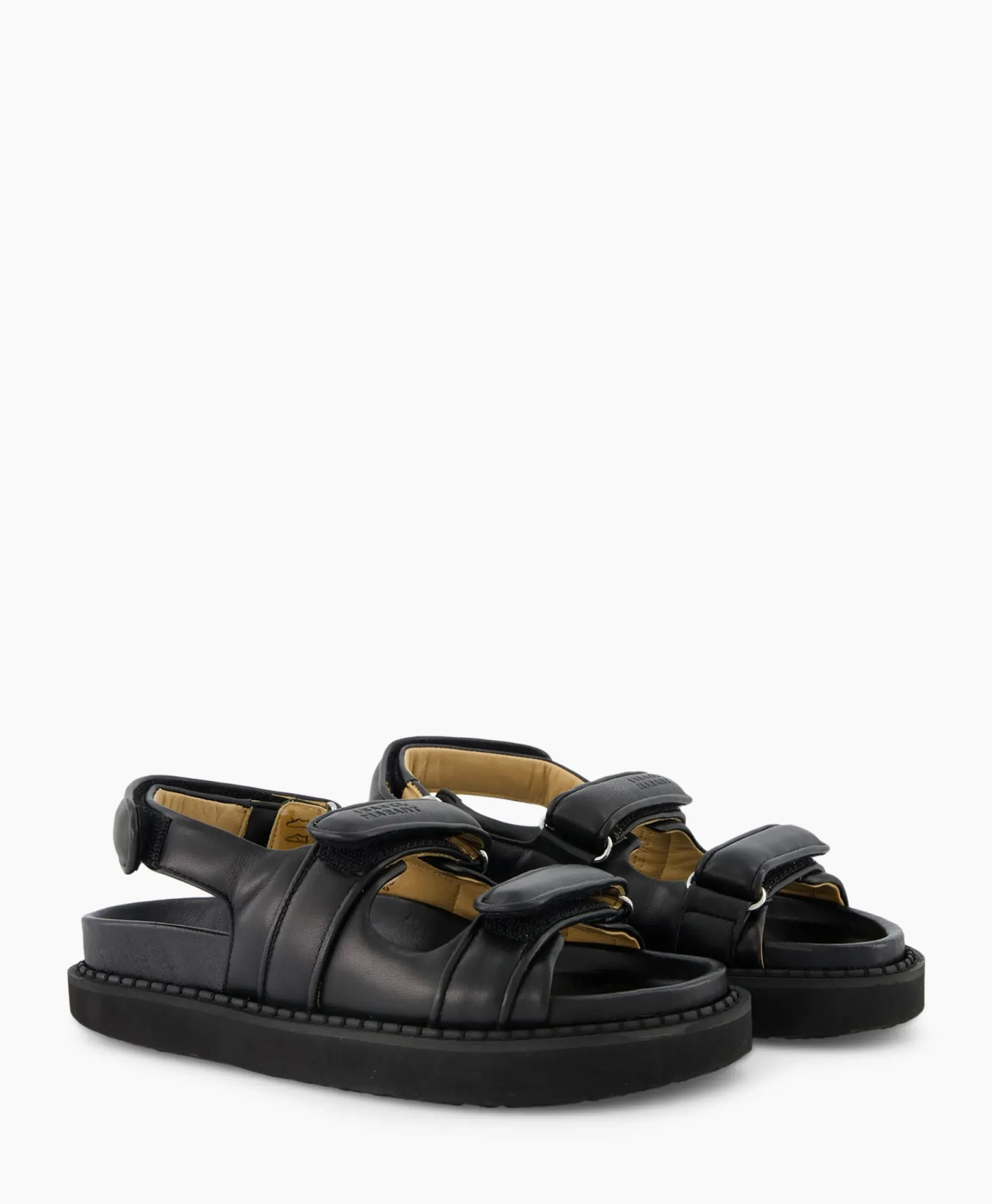 Sandalen^Isabel Marant Sandaal Zonder Hak Madee-Gb Zwart