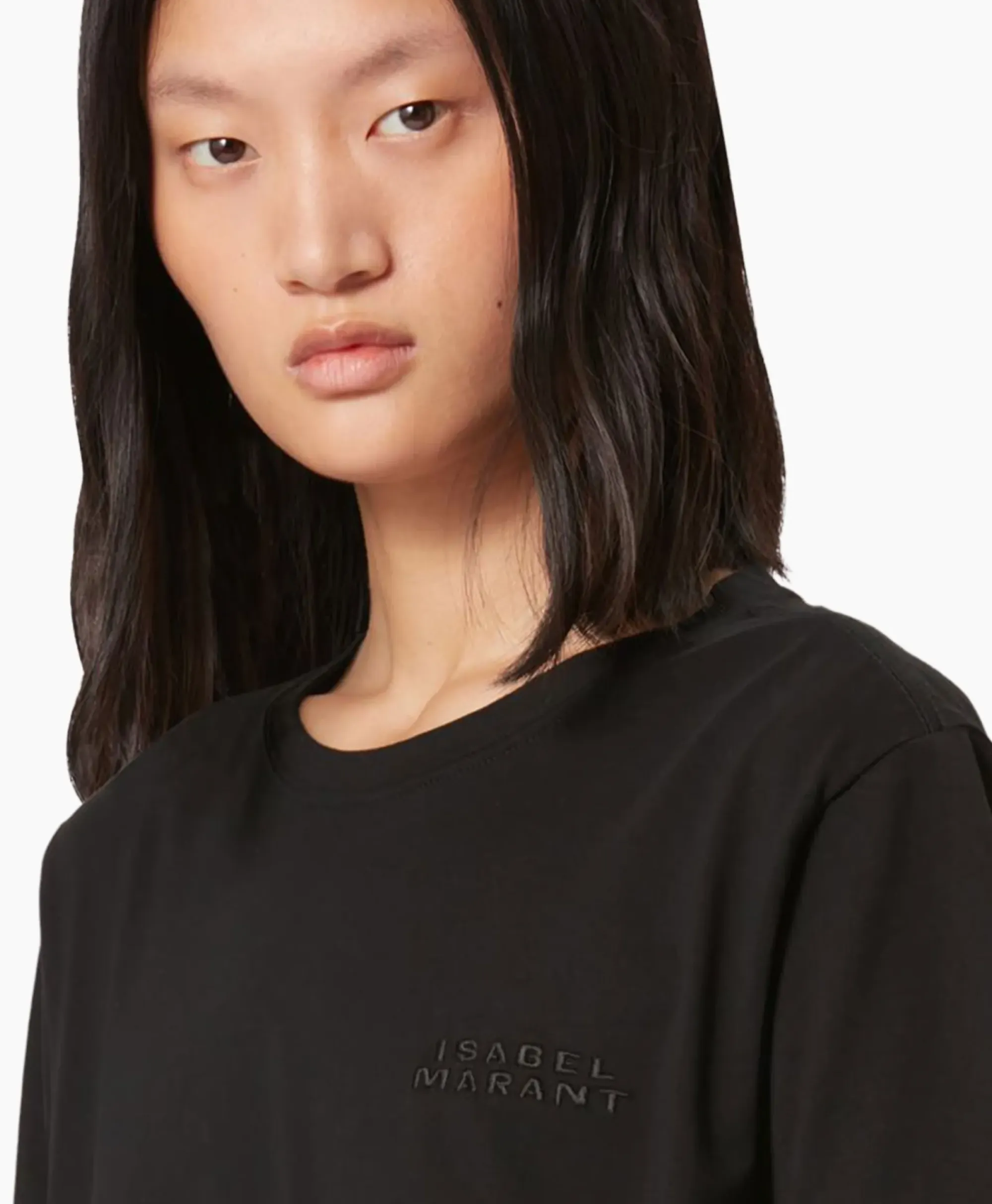 T-Shirts & Tops^Isabel Marant T-Shirt Korte Mouw Vidal-Gz Zwart