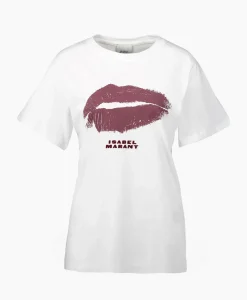 T-Shirts & Tops^Isabel Marant T-Shirt Korte Mouw Yates-Ga Wit