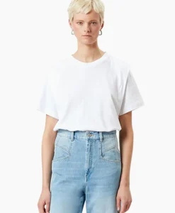 T-Shirts & Tops^Isabel Marant T-Shirt Korte Mouw Zelitos-Ga Wit