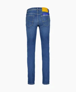 Broeken^Jacob Cohen Jeans Pant 5 Pkt Slim Fit Bard Blauw