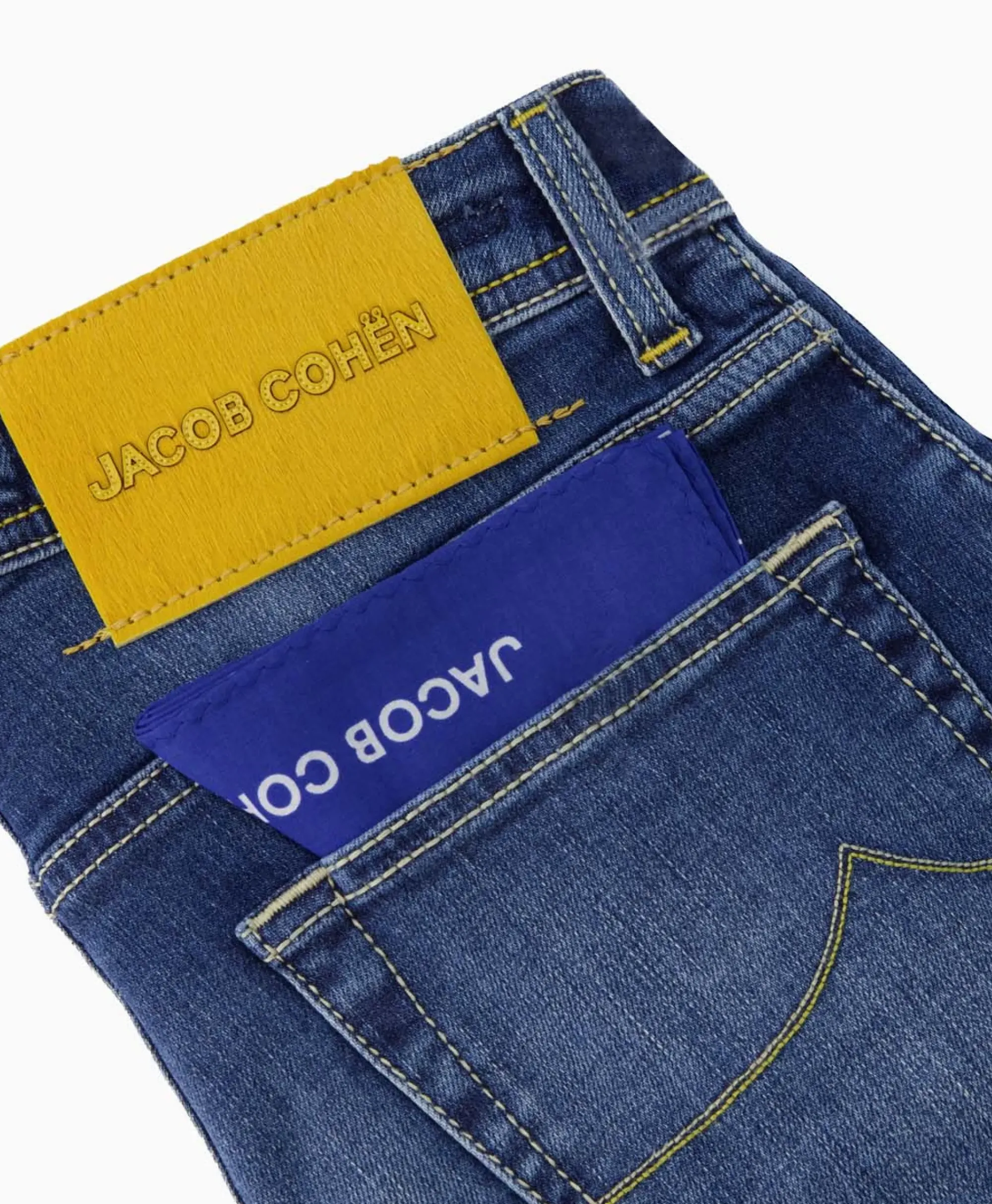 Broeken^Jacob Cohen Jeans Pant 5 Pkt Slim Fit Nick Blauw