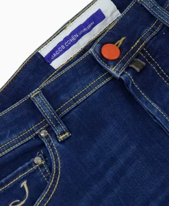 Broeken^Jacob Cohen Jeans Nick Slim Blauw
