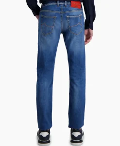 Broeken^Jacob Cohen Jeans 5 Pkt Slim Fit Nick Ltd Midden Blauw