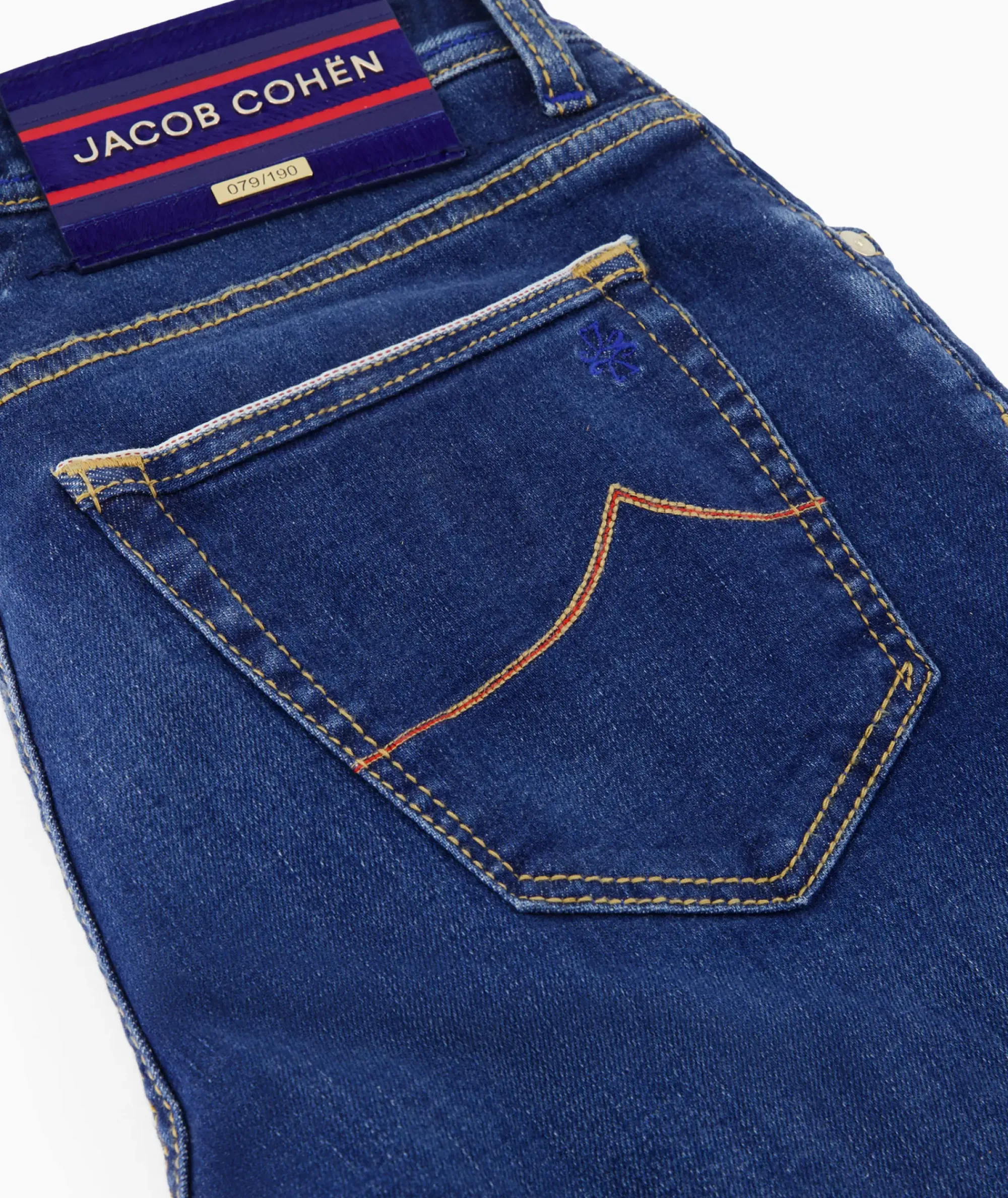 Broeken^Jacob Cohen Jeans 5 Pkt Slim Fit Nick Ltd Blauw