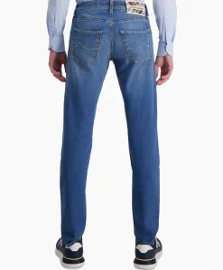 Broeken^Jacob Cohen Jeans 5 Pkt Super Slim Fit Nick Donker Blauw