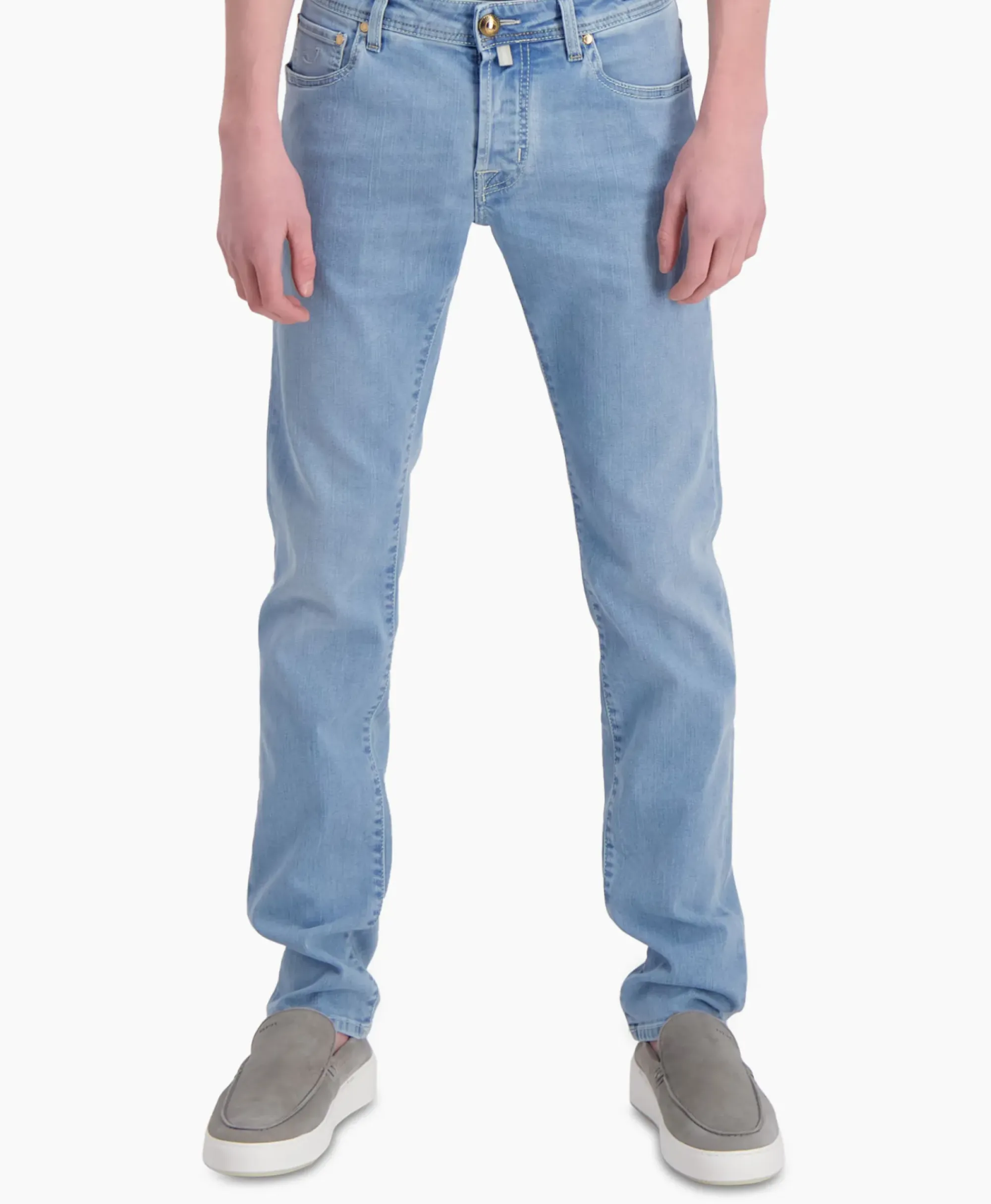 Broeken^Jacob Cohen Jeans 5 Pkt Super Slim Fit Nick Blauw