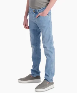 Broeken^Jacob Cohen Jeans 5 Pkt Super Slim Fit Nick Blauw