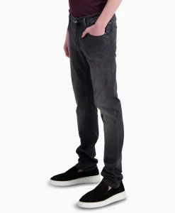 Broeken^Jacob Cohen Jeans 5 Pkt Super Slim Fit Nick Donker Grijs