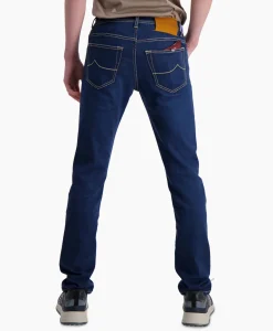 Broeken^Jacob Cohen Jeans 5 Pkt Super Slim Fit Nick Midden Blauw