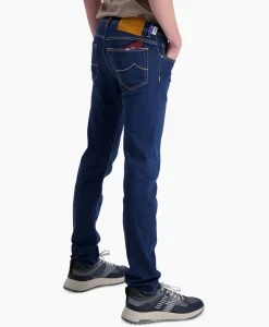 Broeken^Jacob Cohen Jeans 5 Pkt Super Slim Fit Nick Midden Blauw