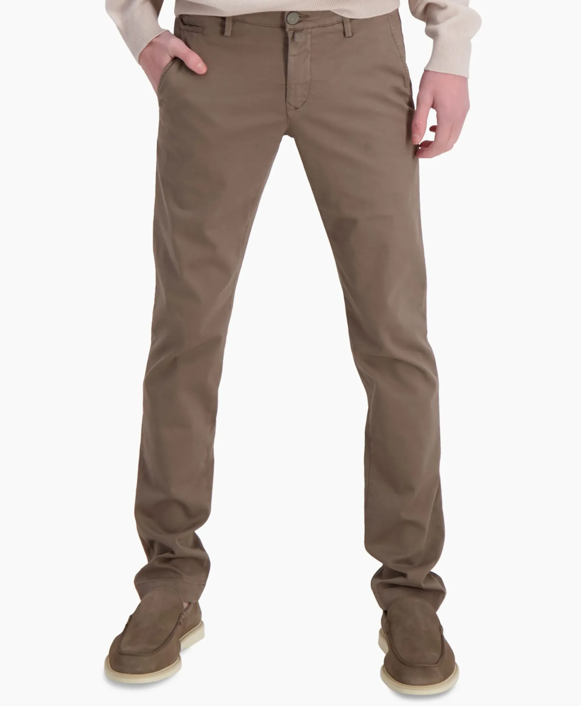 Broeken^Jacob Cohen Pantalon Slim Fit Bobby Grijs