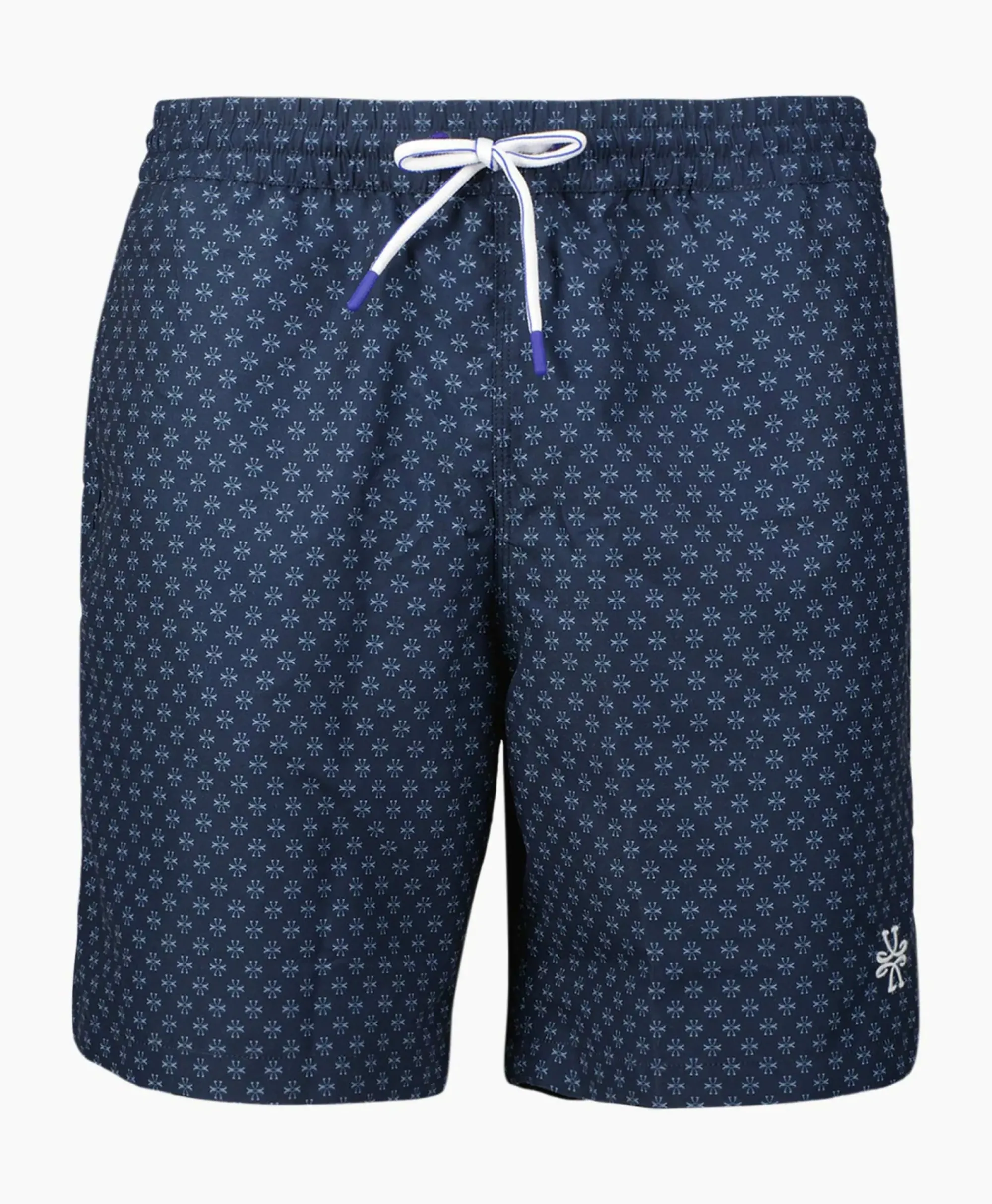 Zwembroeken^Jacob Cohen Zwembroek Micro Lily Print Blauw
