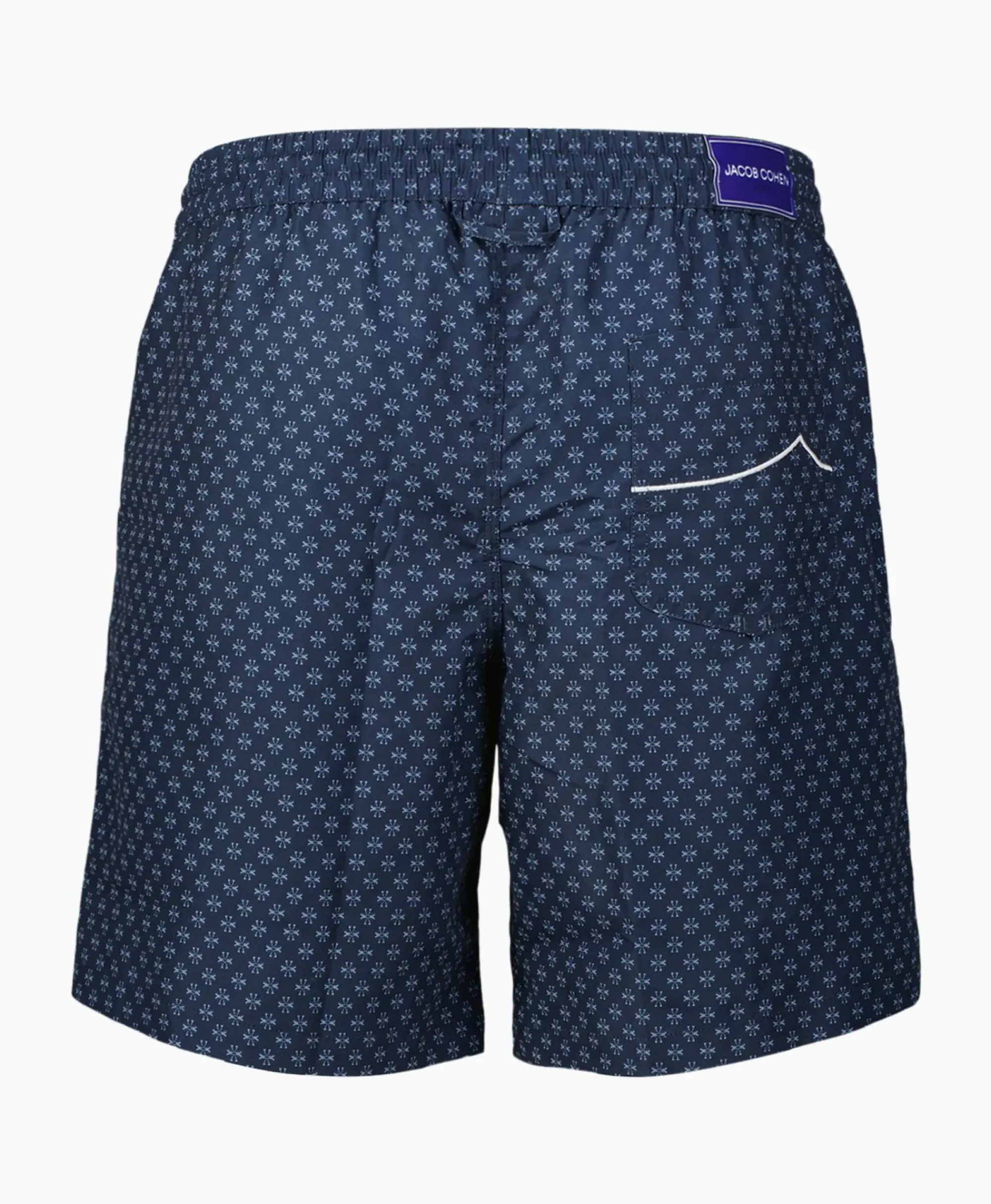 Zwembroeken^Jacob Cohen Zwembroek Micro Lily Print Blauw