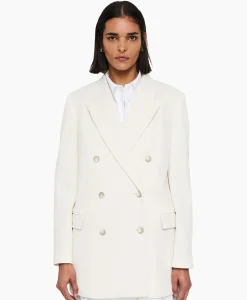 Blazers^Joseph Blazer Chapone Jkt Ottoman Jersey Off White