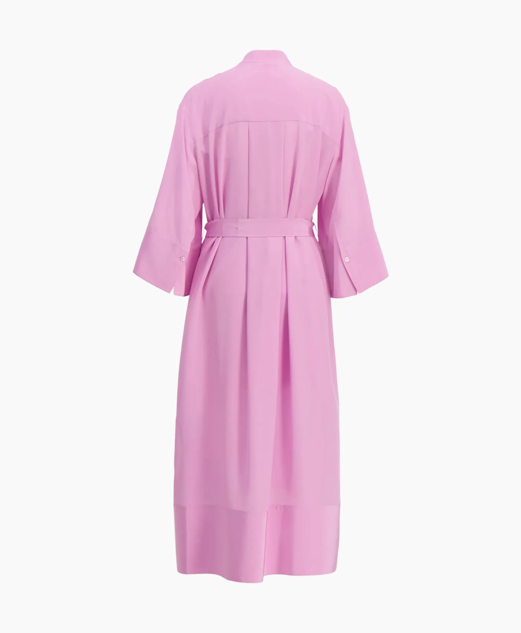Jurken^Joseph Midi Jurk Darius Crepe De Soie Pink