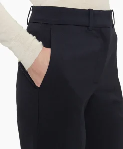 Broeken^Joseph Pantalon Morissey Tailor Wool Donker Blauw