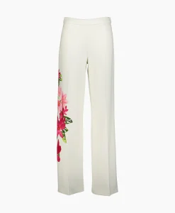 Broeken^Joseph Ribkoff Pantalon Wijde Pijpen Off White