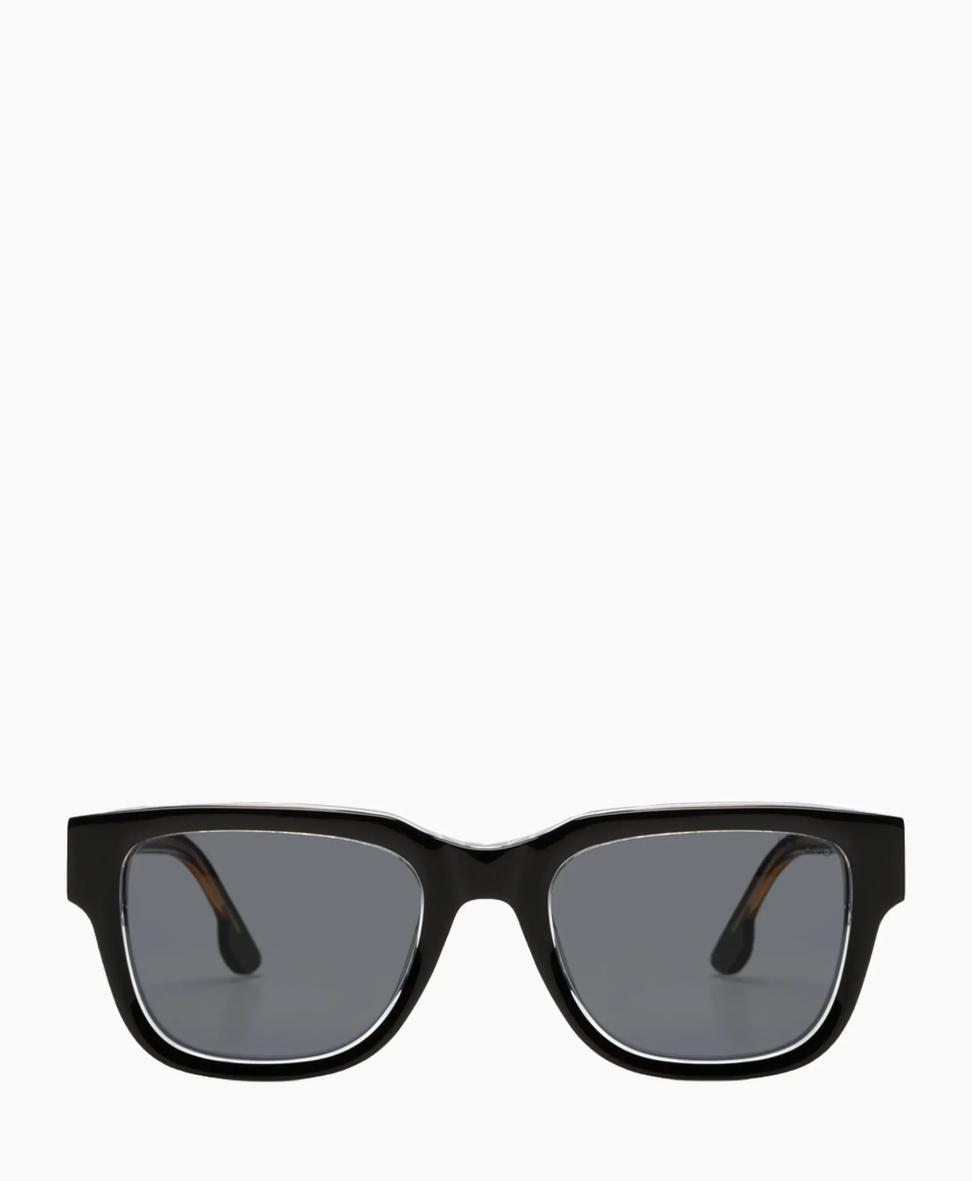 Zonnebrillen^Komono Zonnebril Danny Black Clear Zwart