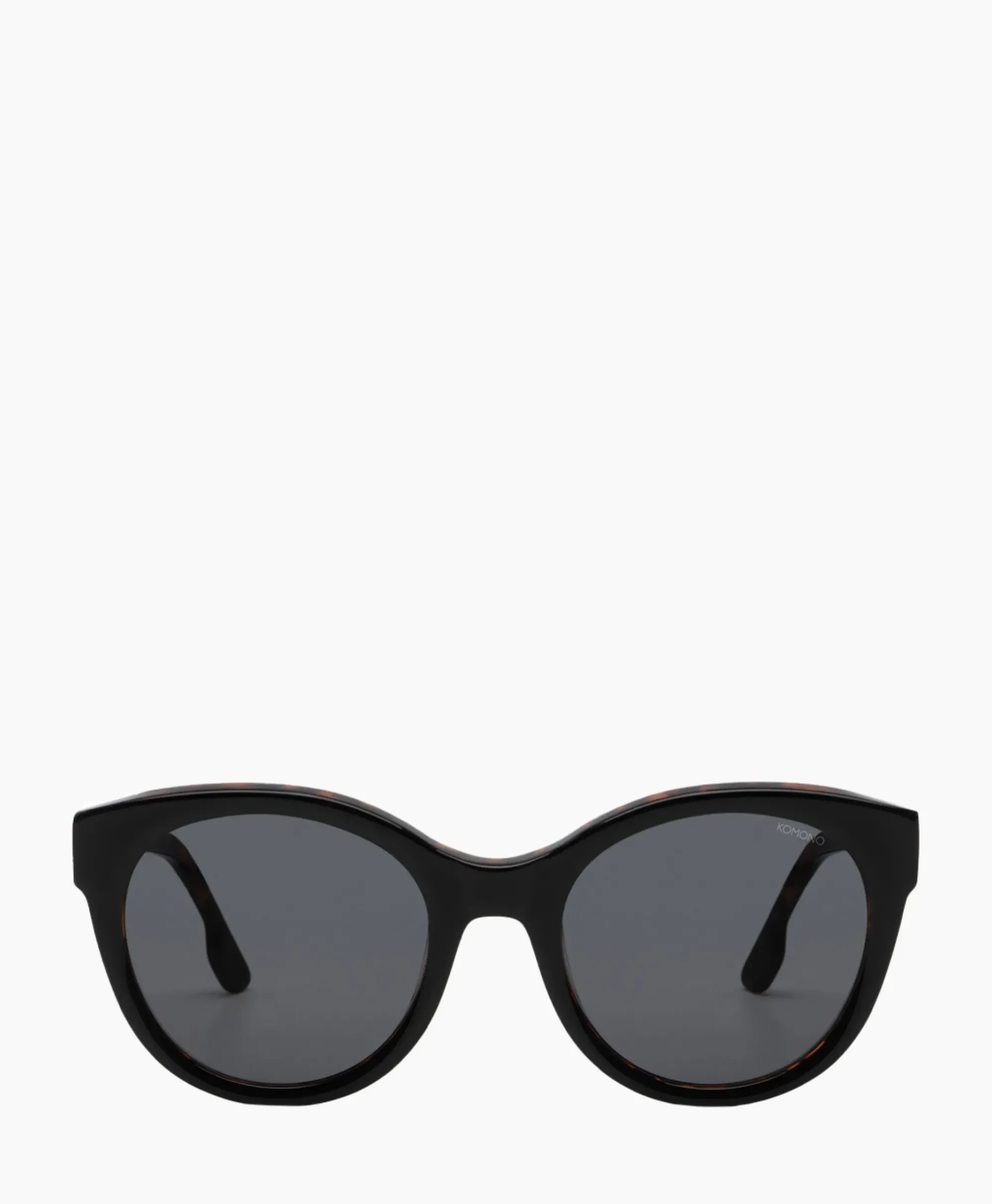 Zonnebrillen^Komono Zonnebril Jade Black Tortoise Zwart