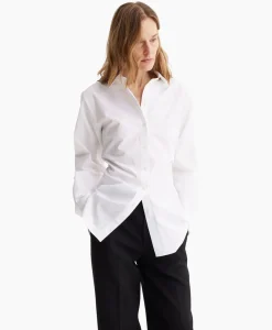 Blouses^Les Coyotes De Paris Blouse Shaped Poplin Wit