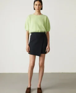 Rokken^Lisa Yang Minirok Josette Donker Blauw