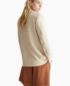 Blazers^Liu Jo Blazer Giacca Loose 2 Bottoni Zand